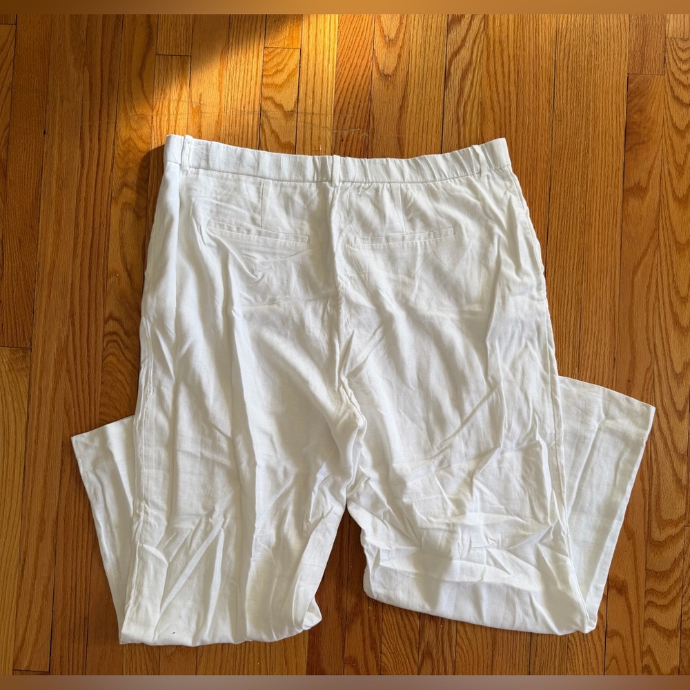 A&F Sloane Tailored Wide Leg Linen Pant - Picture 4 of 4